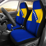 Bosnia And Herzegovina Car Seat Cover Coat Of Arms Amazing 105905 - YourCarButBetter