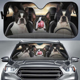 Boston Terrier Car Auto Sun Shade Funny Dog Windshield 104020 - YourCarButBetter