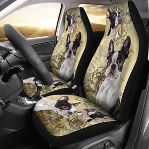 Boston Terrier - Car Seat Covers 110424 - YourCarButBetter