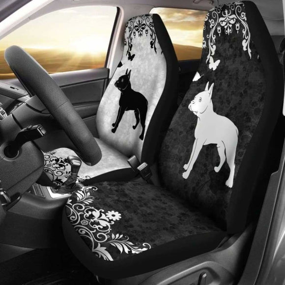 Boston Terrier - Car Seat Covers 110424 - YourCarButBetter