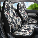 Boston Terrier Full Face Car Seat Covers 110424 - YourCarButBetter