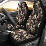 Bouvier Des Flandres Full Face Car Seat Covers 090629 - YourCarButBetter