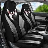 Bowling Car Seat Cover Metal Print 211008 - YourCarButBetter
