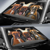 Boxer Dog Auto Sun Shade Car Sun Visor Funny 104020 - YourCarButBetter