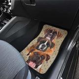 Boxer Dog Car Floor Mats Funny For Boxer Dog Lover 102918 - YourCarButBetter