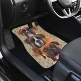 Boxer Dog Car Floor Mats Funny For Boxer Dog Lover 102918 - YourCarButBetter