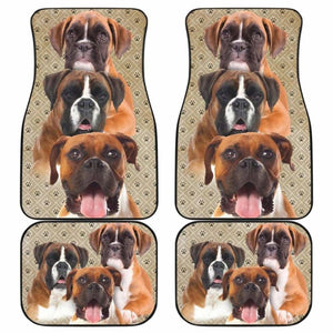 Boxer Dog Car Floor Mats Funny For Boxer Dog Lover 102918 - YourCarButBetter