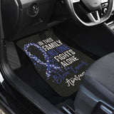 Brain Cancer No One Fights Alone Car Floor Mats 210101 - YourCarButBetter