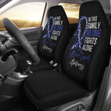 Brain Cancer No One Fights Alone Car Seat Covers 210101 - YourCarButBetter