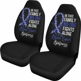 Brain Cancer No One Fights Alone Car Seat Covers 210101 - YourCarButBetter