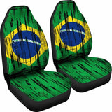 Brazil Grunge Flag Car Seat Cover 1 232125 - YourCarButBetter