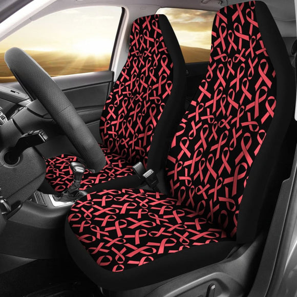 Breast Cancer Gift Cancer Survivor Car Seat Covers 210603 - YourCarButBetter
