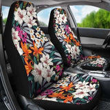 Bright Tropical Flower Car Seat Covers 105905 - YourCarButBetter
