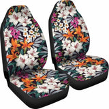 Bright Tropical Flower Car Seat Covers 105905 - YourCarButBetter