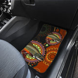 Brook Trout Ethnic Pattern Fishing Car Floor Mats 182417 - YourCarButBetter