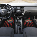 Brook Trout Fishing American Flag Car Floor Mats 211804 - YourCarButBetter