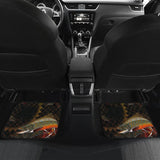 Brook Trout In The Net Fishing Car Floor Mats 182417 - YourCarButBetter