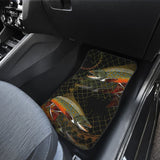 Brook Trout In The Net Fishing Car Floor Mats 182417 - YourCarButBetter