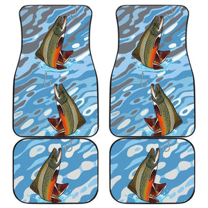 Brook Trout On The Water Fishing Car Floor Mats 182417 - YourCarButBetter