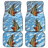 Brook Trout On The Water Fishing Car Floor Mats 182417 - YourCarButBetter