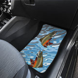 Brook Trout On The Water Fishing Car Floor Mats 182417 - YourCarButBetter