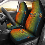 Brook Trout Skin Color Boho Pattern Fishing Car Seat Covers 182417 - YourCarButBetter