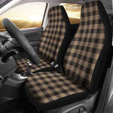 Brown And Black Buffalo Plaid Car Seat Covers 105905 - YourCarButBetter