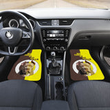 Brown And Yellow Mother of Pitbulls Car Floor Mats 210501 - YourCarButBetter