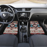 Brown Boho Aztec Car Floor Mats 094209 - YourCarButBetter