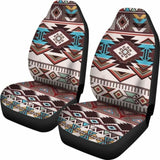 Brown Boho Aztec Car Seat Covers 105905 - YourCarButBetter