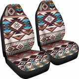 Brown Boho Aztec Car Seat Covers 105905 - YourCarButBetter