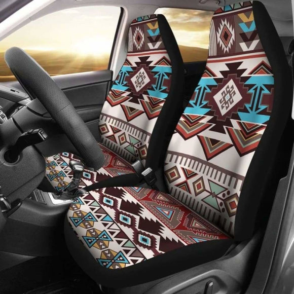 Brown Boho Aztec Car Seat Covers 105905 - YourCarButBetter