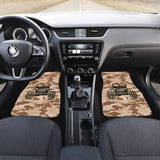 Brown Camouflage Color Tan Jeep Jeep Car Floor Mats 211204 - YourCarButBetter
