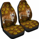 Brown Corgi Car Seat Covers 102802 - YourCarButBetter