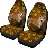 Brown Corgi Car Seat Covers 102802 - YourCarButBetter