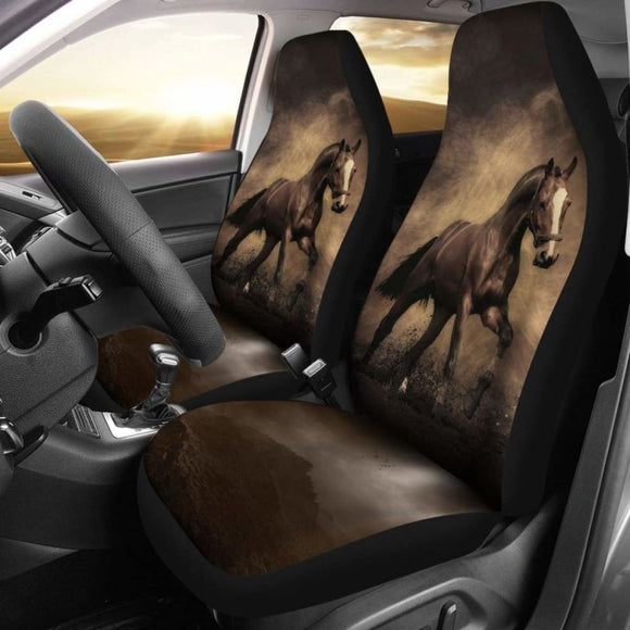 Brown Horse Car Seat Covers 04 170804 - YourCarButBetter