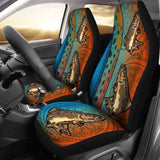 Brown Trout Fish Fishing Car Seat Covers 182417 - YourCarButBetter