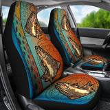 Brown Trout Fish Fishing Car Seat Covers 182417 - YourCarButBetter
