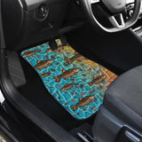 Brown Trout Fish Skin Pattern Fishing Car Floor Mats 182417 - YourCarButBetter