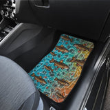 Brown Trout Fish Skin Pattern Fishing Car Floor Mats 182417 - YourCarButBetter