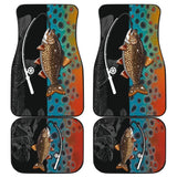 Brown Trout Fishing Car Floor Mats 182417 - YourCarButBetter