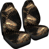Brown Trout In The Net Fishing Car Seat Covers 182417 - YourCarButBetter