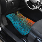 Brown Trout Mandala Pattern Fishing Car Floor Mats 182417 - YourCarButBetter