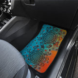 Brown Trout Mandala Pattern Fishing Car Floor Mats 182417 - YourCarButBetter