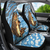 Brown Trout On The Water Fishing Car Seat Covers 182417 - YourCarButBetter