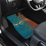 Brown Trout Skin Color Boho Pattern Fishing Car Floor Mats 182417 - YourCarButBetter