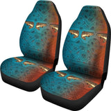 Brown Trout Skin Color Boho Pattern Fishing Car Seat Covers 182417 - YourCarButBetter