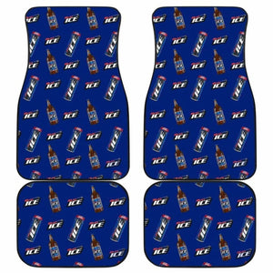 Bud Ice Car Floor Mats Beer Lover Gift Idea 195016 - YourCarButBetter