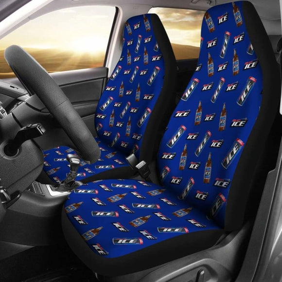 Bud Ice Car Seat Covers Beer Lover Gift Idea 195016 - YourCarButBetter