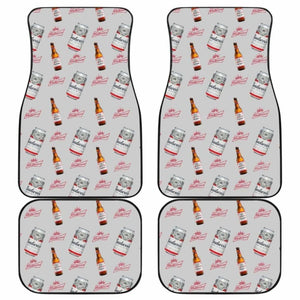 Budweiser Car Floor Mats Beer Lover Gift Idea 195016 - YourCarButBetter